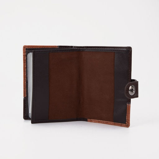 Обложка для автодокументов и паспорта, для купюр, карманы для карт, для монет, цвет коричневый - Simaland фото 5