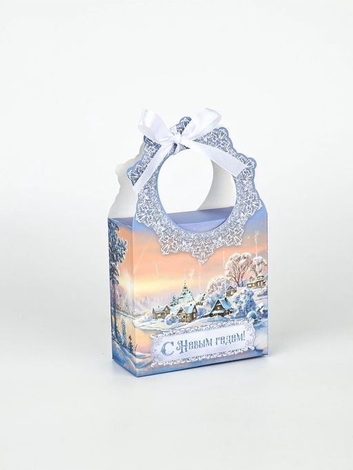 Набор подарочных  коробок , 3 шт , «Деревушка»