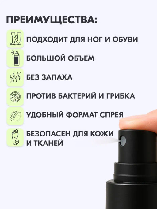 Дезодорант для ног и обуви BONIMED SHUNGITOL, без запаха, 200 мл Boni-0122