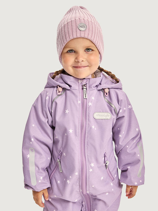 Комбинезон 8м0626 пудра/светло-серый