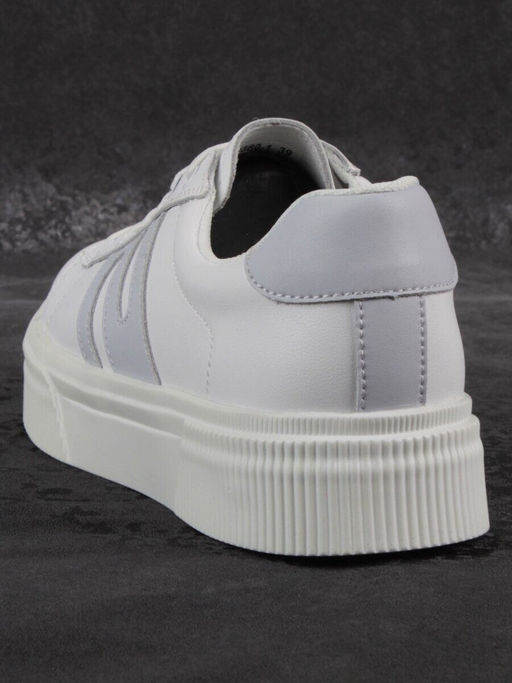 03-YC380-1 WHITE Кроссовки женские (натуральная кожа)