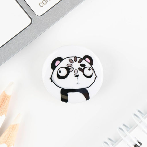 Цена за 10 шт. Значок металлический, закатной Треш персонажи, 25 мм, МИКС