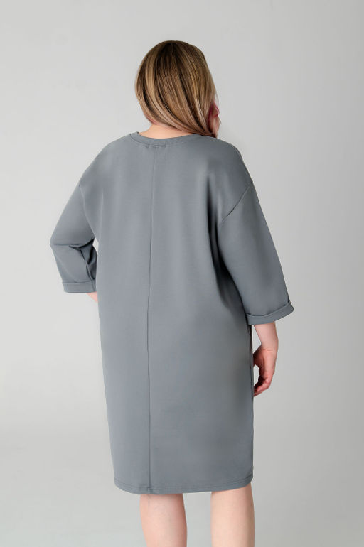 Арт. 8303 Платье 50-58 5 (шт) Цвет:серый