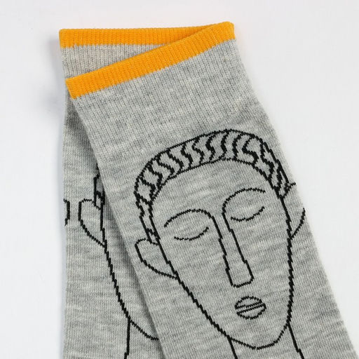 Цена за 2 шт. Носки, цвет серый, размер 25-27