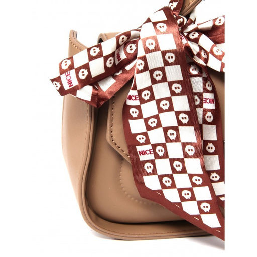 Сумка женская искусственная кожа Ch&K-8831, 1отд, плечевой ремень, бежевый SALE 262922 - Adelia фото 4