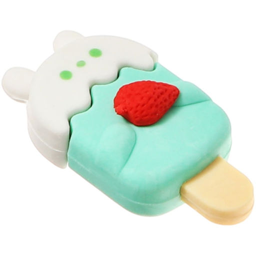 Цена за 6 шт. Ластик фигурный сборный Calligrata "Эскимо", МИКС