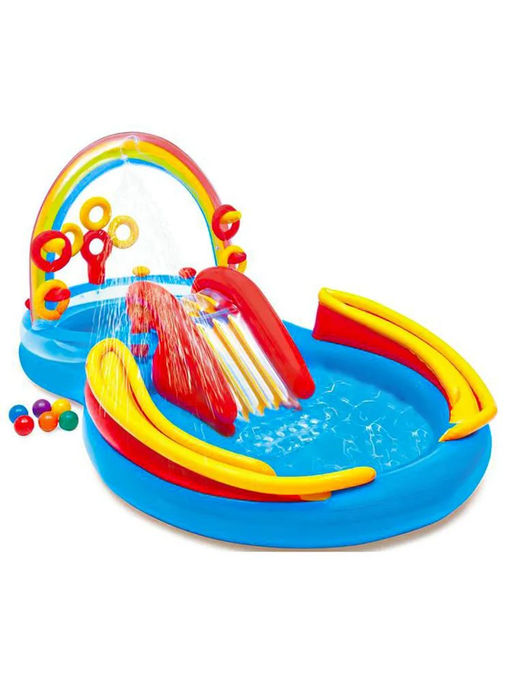 Игровой центр-бассейн Радуга 297х193х135см, от 3-х лет INTEX  фото 3