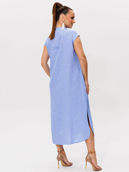 Платье Galean Style 979 голубой фото 7