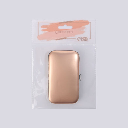 Набор маникюрный Metallic, 6 предметов, в футляре, цвет МИКС - Queen fair фото 2
