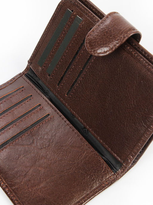 LACCOMA кредитница 199-3002-коричневый натуральная кожа  фото 4