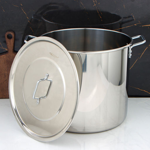 Котел ОБЩЕПИТ 40,0 л (d40 см) сварной, клеп.руч. арт. КТ-ОБ-40 В