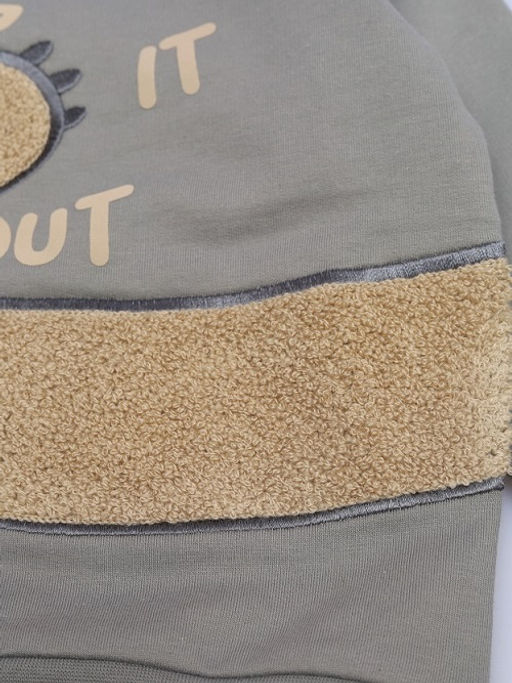 CRB wear / CWBB 90279-23-429 Комплект для мальчика (джемпер, брюки),серый  фото 4