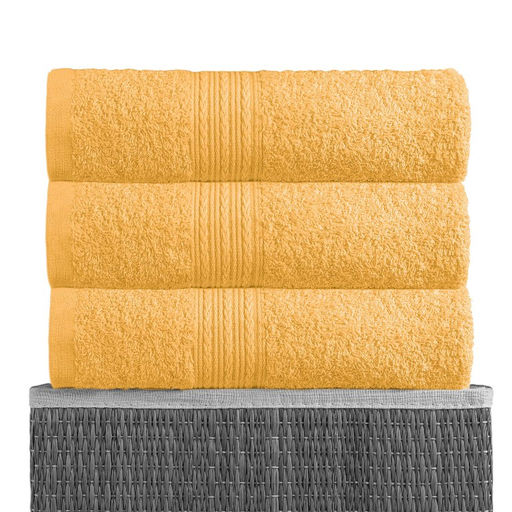 Желтый 70х140 Полотенца махровое 1 шт BAYRAMALY  фото 4