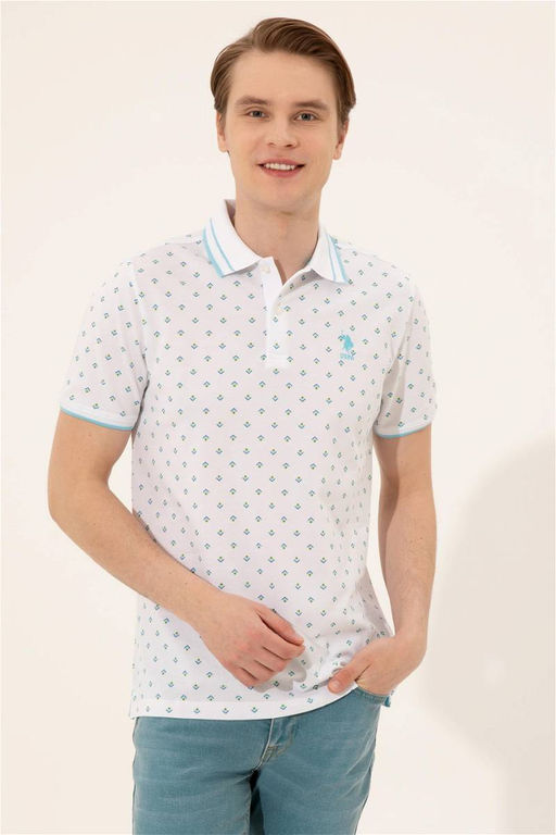 U. S. Polo Assn Мужская футболка-поло Petrol - U.s. polo assn фото 7