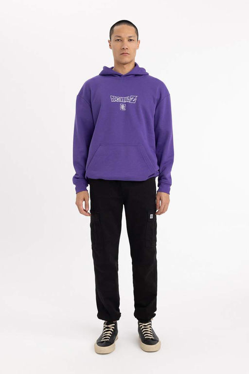 Брюки из габардина Regular Cargo Jogger с карманами-карго - Defacto фото 3