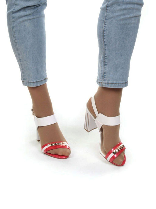 08-XA771-C629-NP141-NP144 WHITE Босоножки (натуральная кожа) - Фабричный китай фото 4