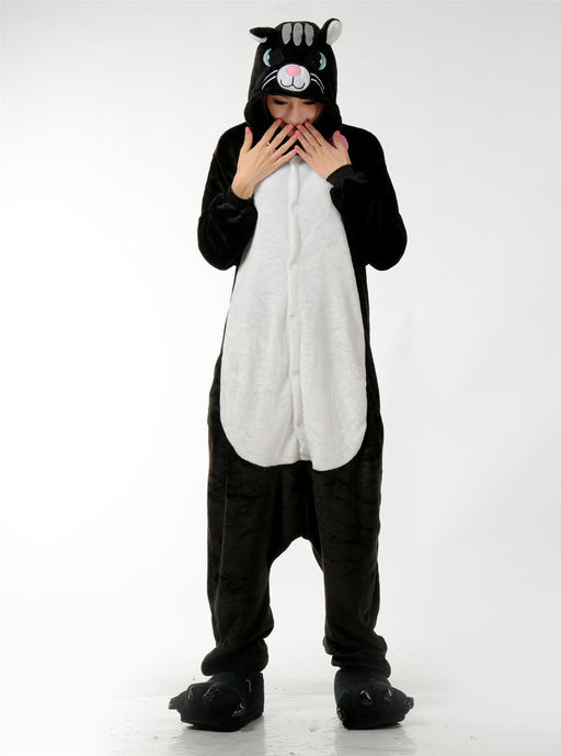 Пижама кигуруми Черная кошка