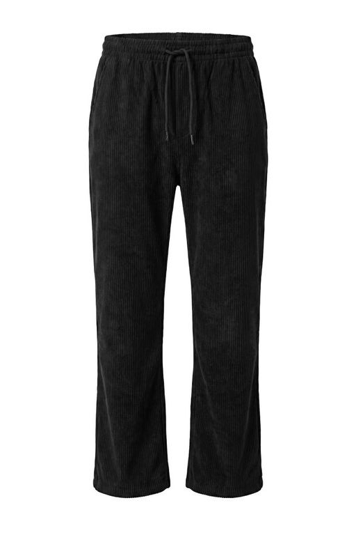 Siyah Kadife Beli Lastikli Normal/Regular Fit Erkek Pantolon TMNAW27PL00006