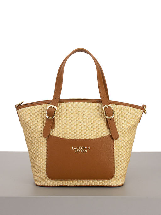 LACCOMA сумка WJB8187-13-коричневый эко кожа хлопок
