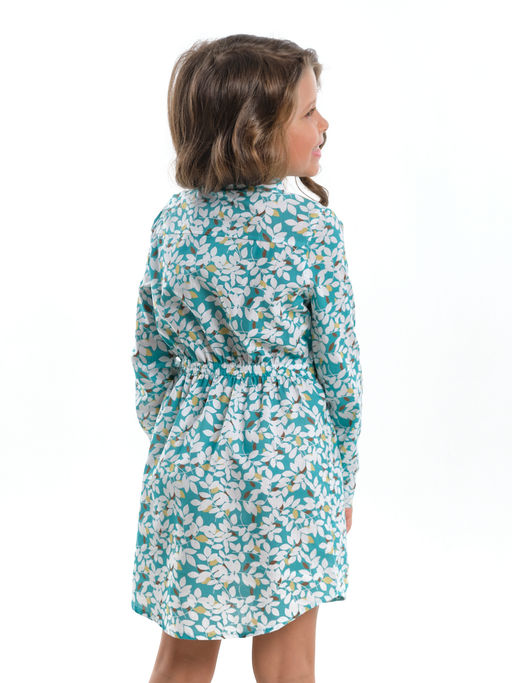 Платье с длинным рукавом UD 6022 цветы - Mini maxi фото 7