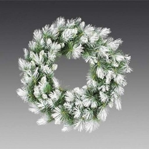 Венок еловый Шэмрок зеленый c литой силиконовой хвоей (30 LED огней) d=50 см - Holiday classics фото 3
