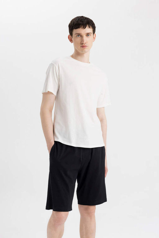 Regular Fit Cepli Sort Pijama Alt? - Defacto фото 2