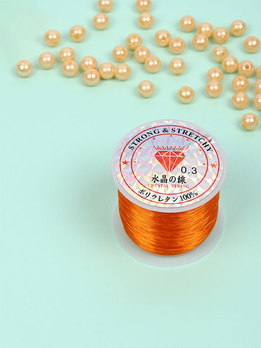 Леска для бисера Ø0,3 100м цв.оранжевый