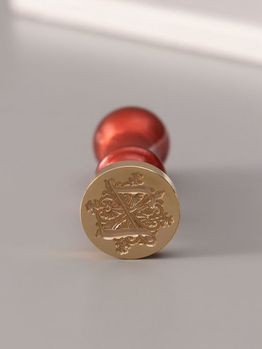 Печать для сургуча с пластиковой ручкой «Буква Z на вензеле», 2.5×2.5×6.3 см