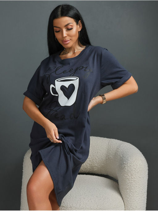 Туника "Кофе" графит