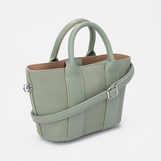 Сумка-тоут на молнии, цвет зелёный - Simaland фото 2