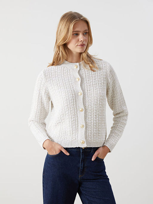 Bisiklet Yaka Ekose Kad?n Triko H?rka