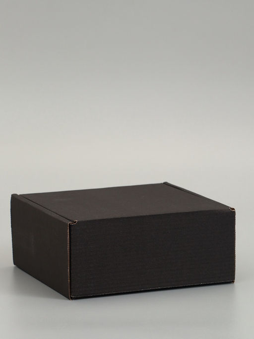 Цена за 3 шт. Коробка самосборная, черная, 18 х 18 х 8 см,