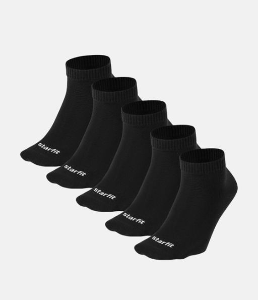 Носки спортивные Starfit Charge SCS2525PB, черный, 35-38, 5 пар фото 2