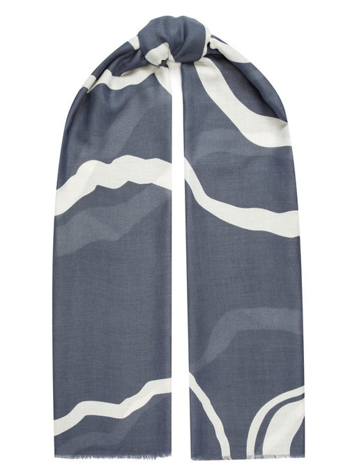 Палантин жен. шелк+шерсть+мод 91х192 BL16-8280-12