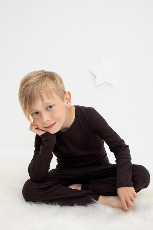 Crockid _ К 302210-1/черный кофе джемпер дет  фото 5