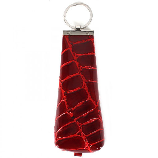 Футляр для ключей Croco-кл-503 (на молнии) натуральная кожа красный скат (74) 215333  фото 2
