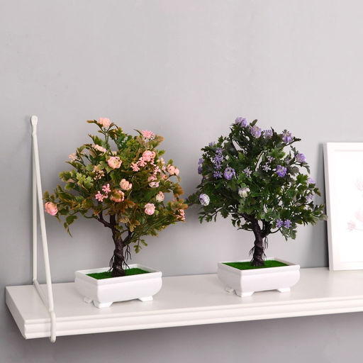 Бонсай искусственный в горшке «Деревце очарованье», 10×22 см, МИКС