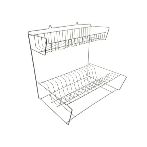 Сушилка для посуды навесная окрашенная 410х295х395мм, без поддона