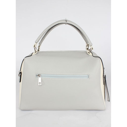 Сумка женская искусственная кожа ADEL-194/1в/ММ, 1отд плечевой ремень, серый/беж св флотер 259830 - Adelia фото 2