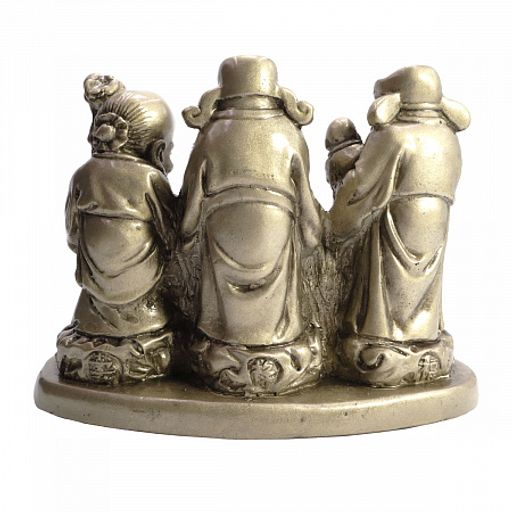 3 Старца наделяют людей счастьем, процветанием и изобилием гипс ХРУПКОЕ