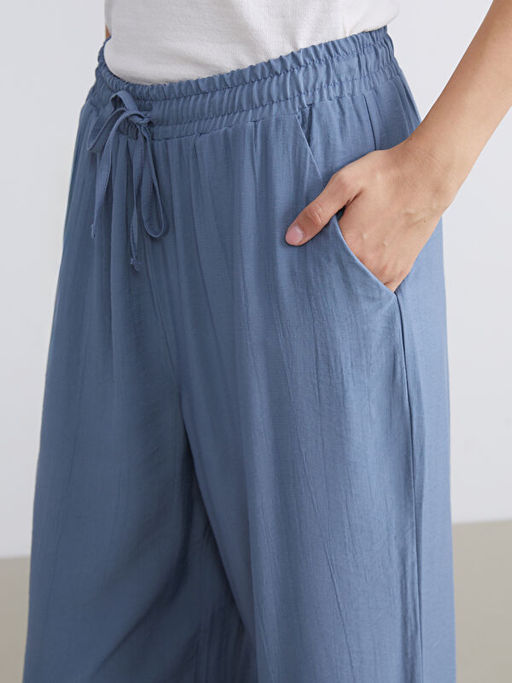 Beli Lastikli Geni? Pa?a Kad?n Pantolon