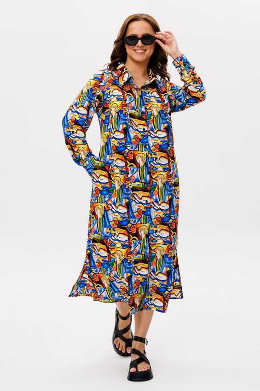 Платье ANELLI 1341 пикассо  фото 9