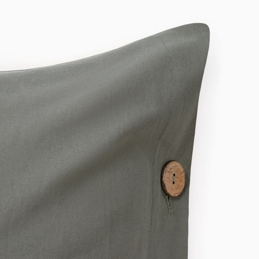 Комплект наволочек Этель 50*70 см - 2 шт, цв.темно-зеленый, жатый хлопок,140гр/м2  фото 11