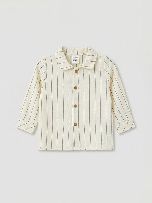 Uzun Kollu G?mlek ve Pantolon Erkek Bebek Tak?m?