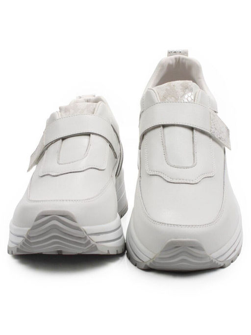 03-A1012-9A WHITE Кроссовки женские (натуральная кожа)