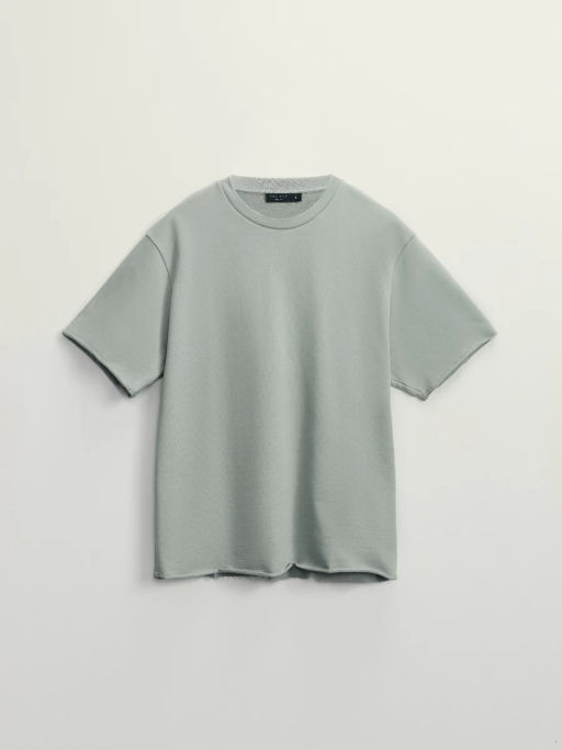 Футболка из плотного хлопка / Zarina фото 7