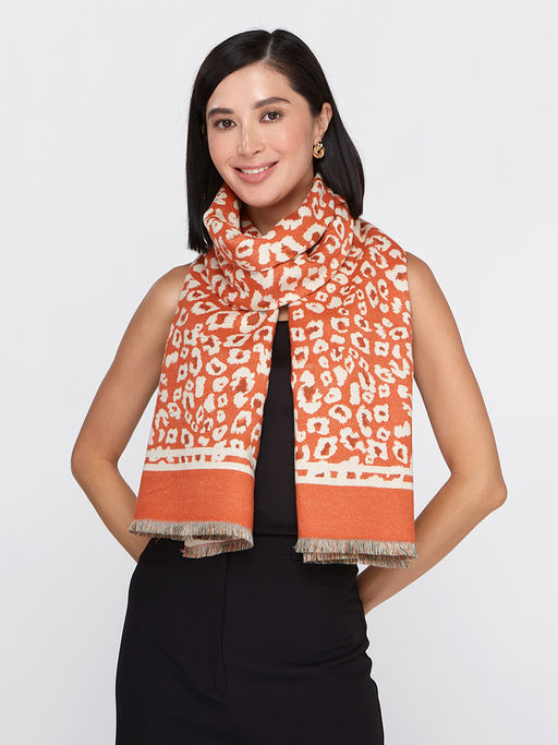 В составе ШЕРСТЬ и КАШЕМИР Большой, мягкий, теплый двусторонний палантин