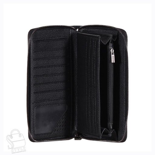 Клатч мужской кожаный 5513H black Heanbag  в Новосибирске