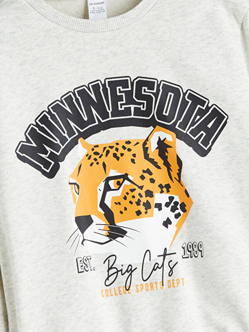 Bisiklet Yaka Erkek ?ocuk Sweatshirt