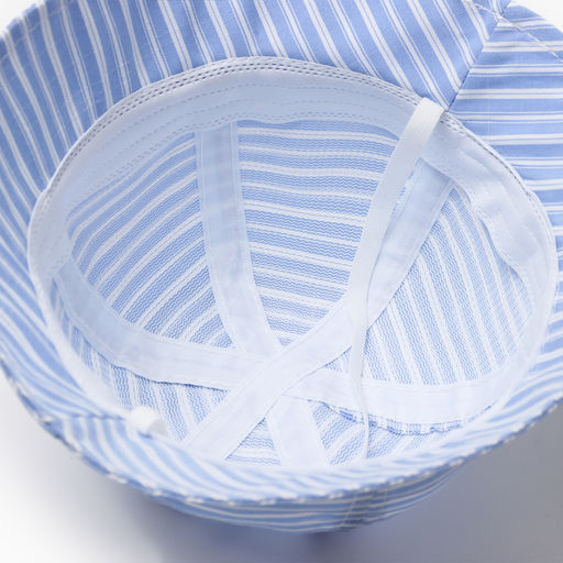 Панама детская MINAKU «Полосатик», размер 46, голубая